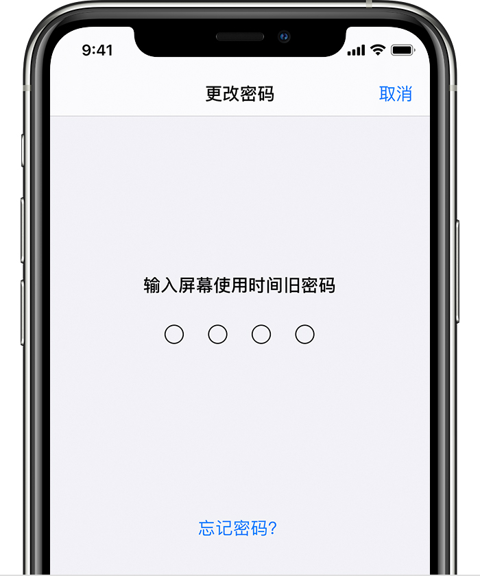 伍家岗苹果手机维修分享iOS 14 忘记屏幕使用时间密码怎么办 